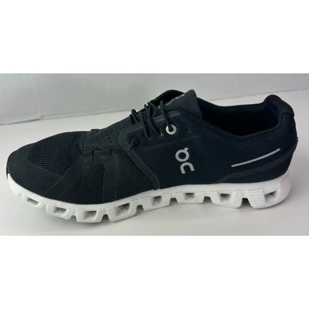 On Running Cloud 5 Shoes Black & White 59.98919 Men's Size 9 Running Sneakers - Picture 5 of 12